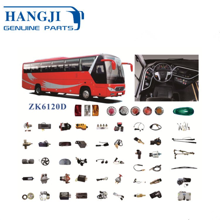 Heavy Duty Vehicle Parts ZK6120D Sample Bus Parts Accessories coach Electric Spare Parts for All Kinds of Chinese Buses